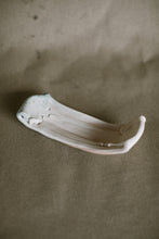 Load image into Gallery viewer, Stretched ash platter - woodfired white stoneware