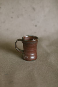 Concave mugs - metallic iron