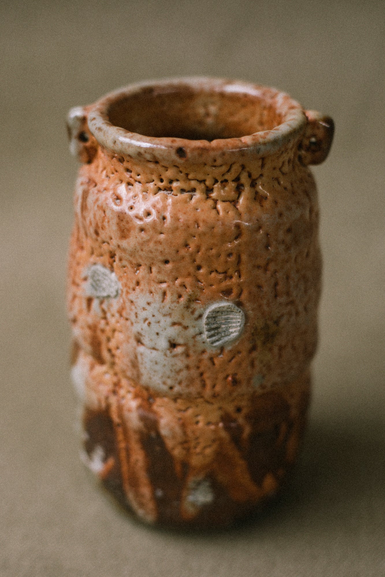 Japanese Shino Vase 3