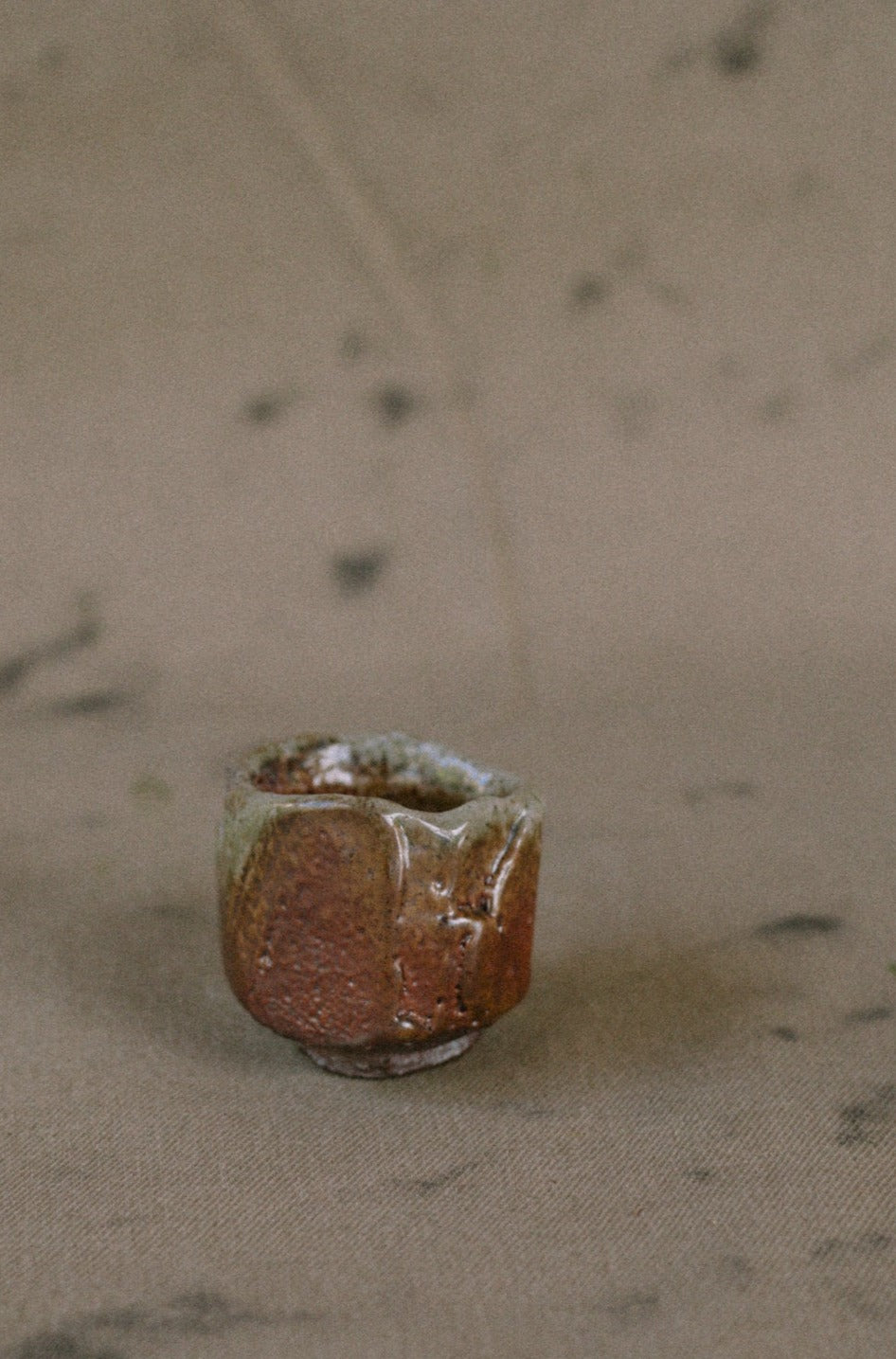 Japanese Kurinuki Teacup