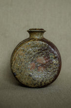 Load image into Gallery viewer, Bottle vase woodfired iron stoneware