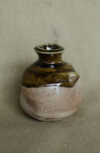 Ceramic vase wild clay woodfiring