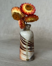 Load image into Gallery viewer, Bud Vase  - Sodafired Marble Clay 2