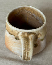 Load image into Gallery viewer, Bellied Mug - Carbon Trapped Ash Glaze