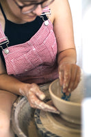 sofie neuendorf ceramic wood fired artist using ash glaze