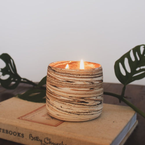 Ceramic Candle - Salted Caramel